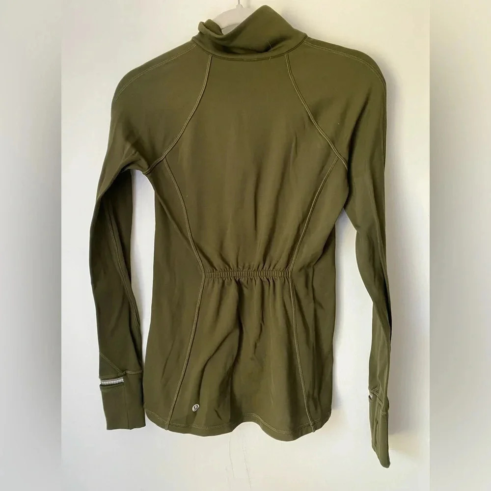 Lululemon Jacket Women’s 4 First Mile 1/2 Zip
Military Green - Picture 5 of 10